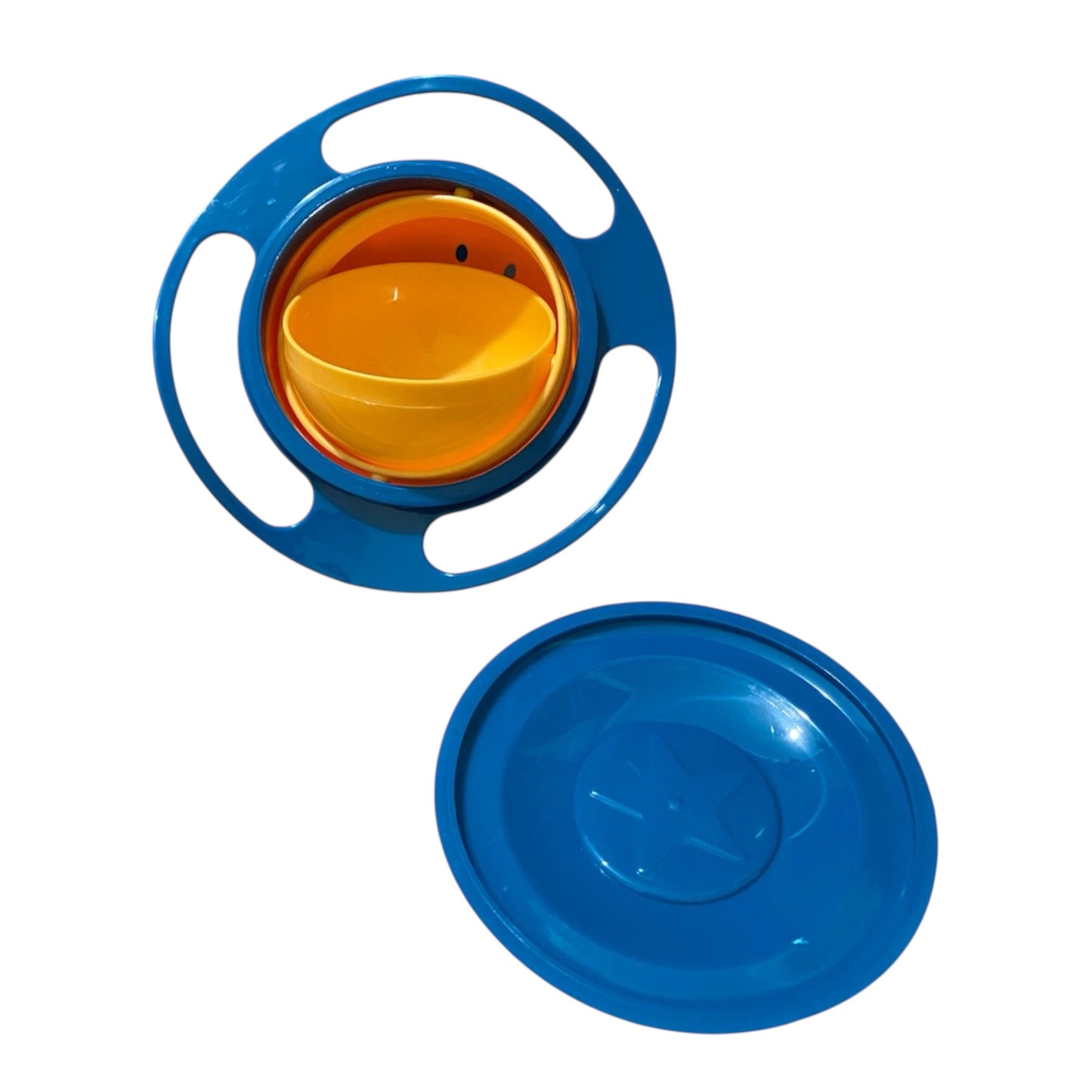 Plato Antivuelco Giratorio 360° Para Bebés y Niños - Bowl Antiderrame
