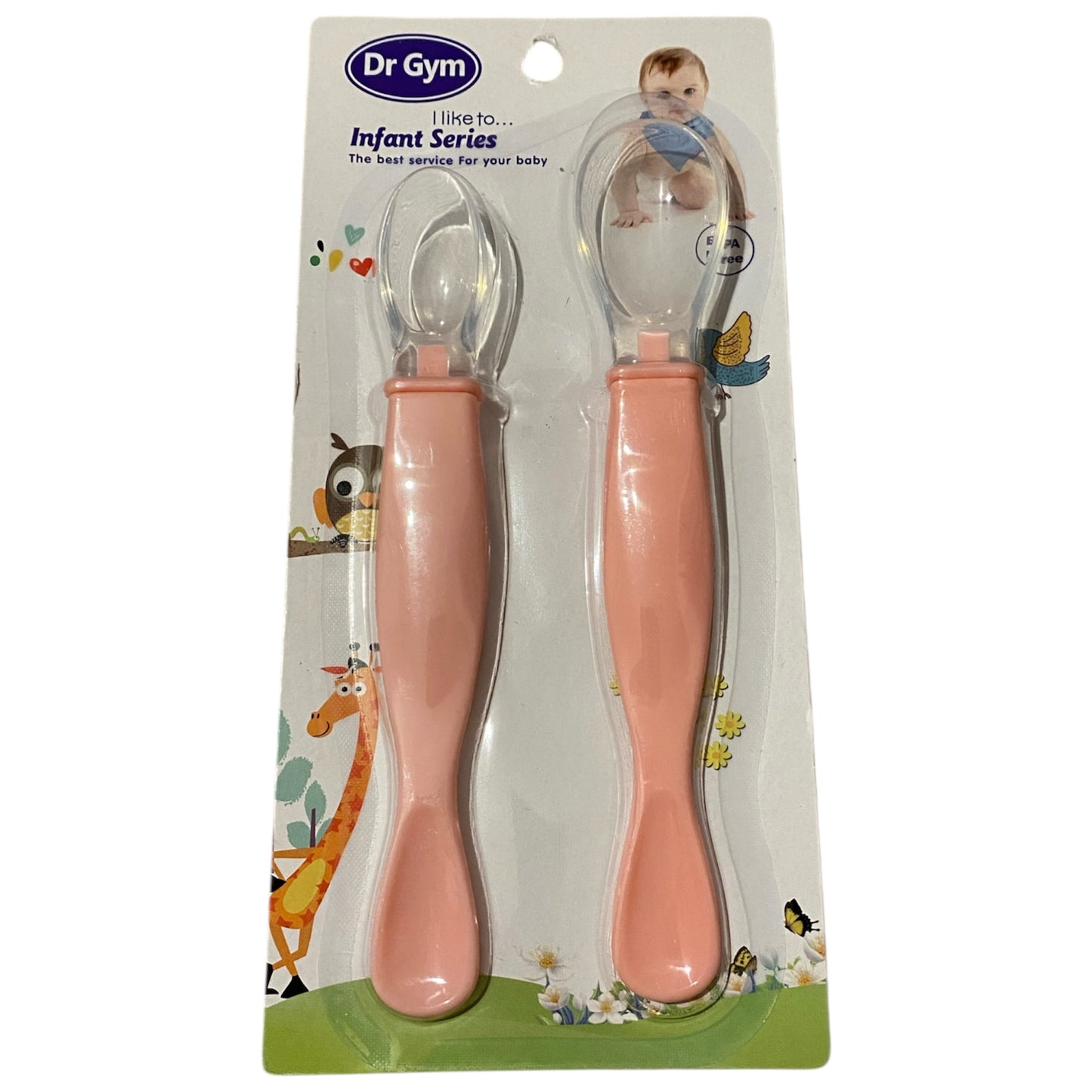 Pack 2 Cucharas De Silicona Suave Para Bebé