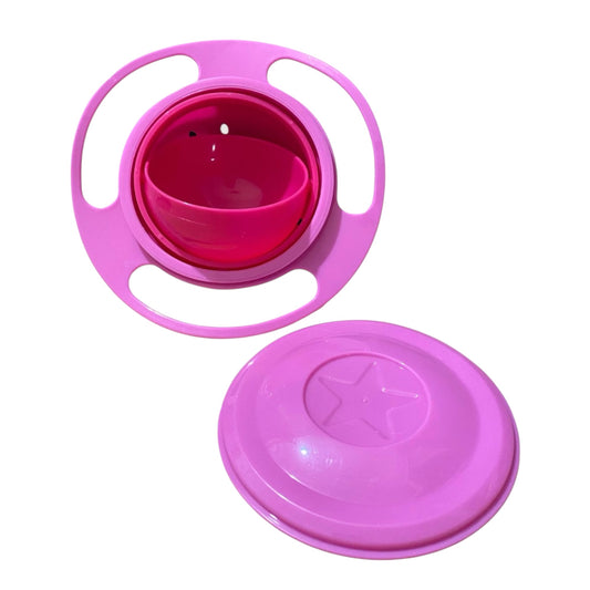 Plato Antivuelco Giratorio 360° Para Bebés y Niños - Bowl Antiderrame