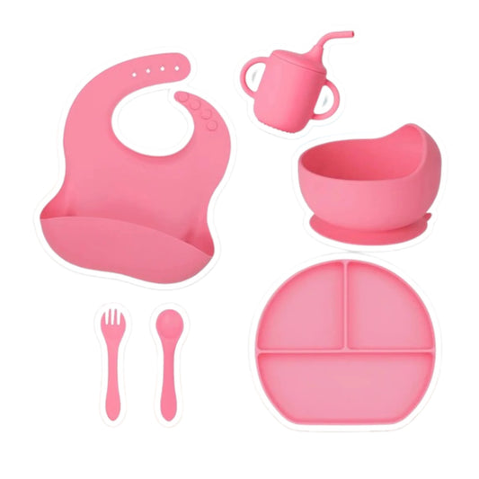 Set de Alimentación de Silicona para Bebé
