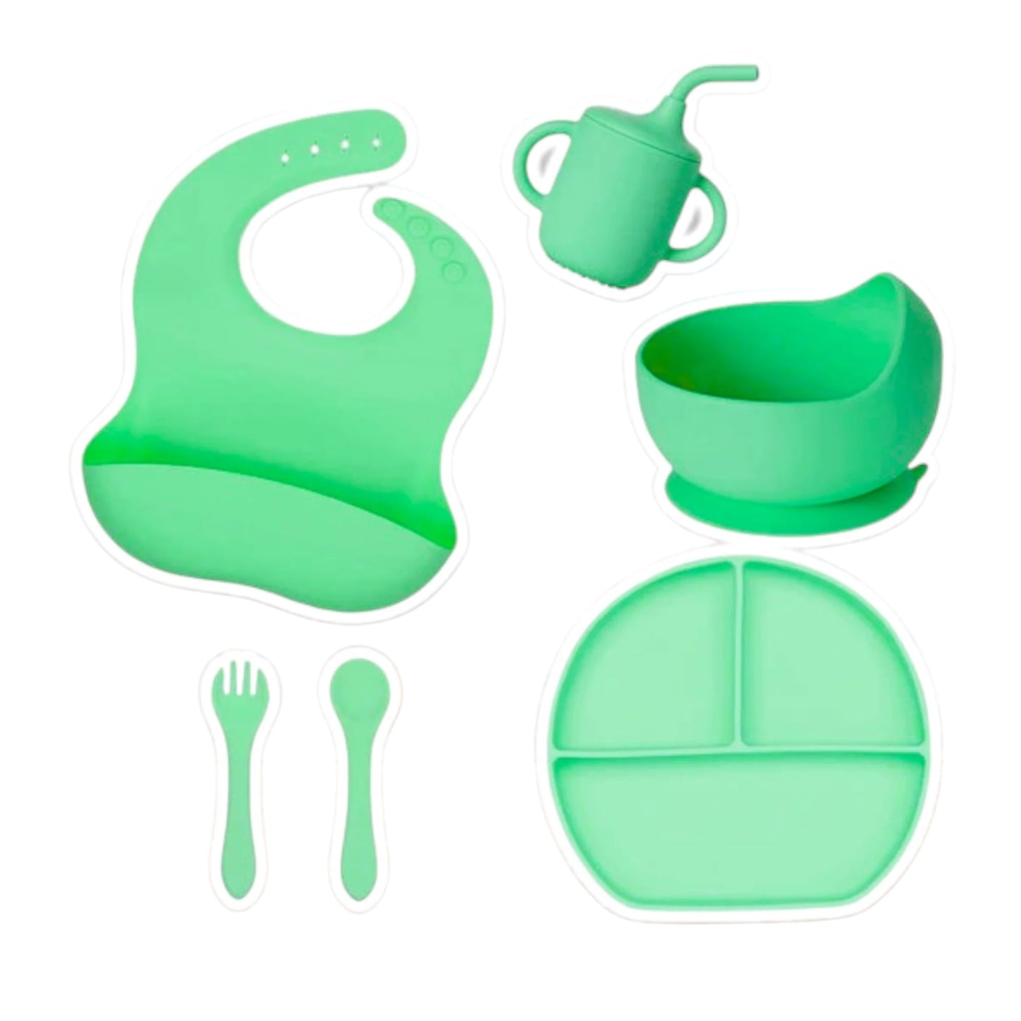 Set de Alimentación de Silicona para Bebé