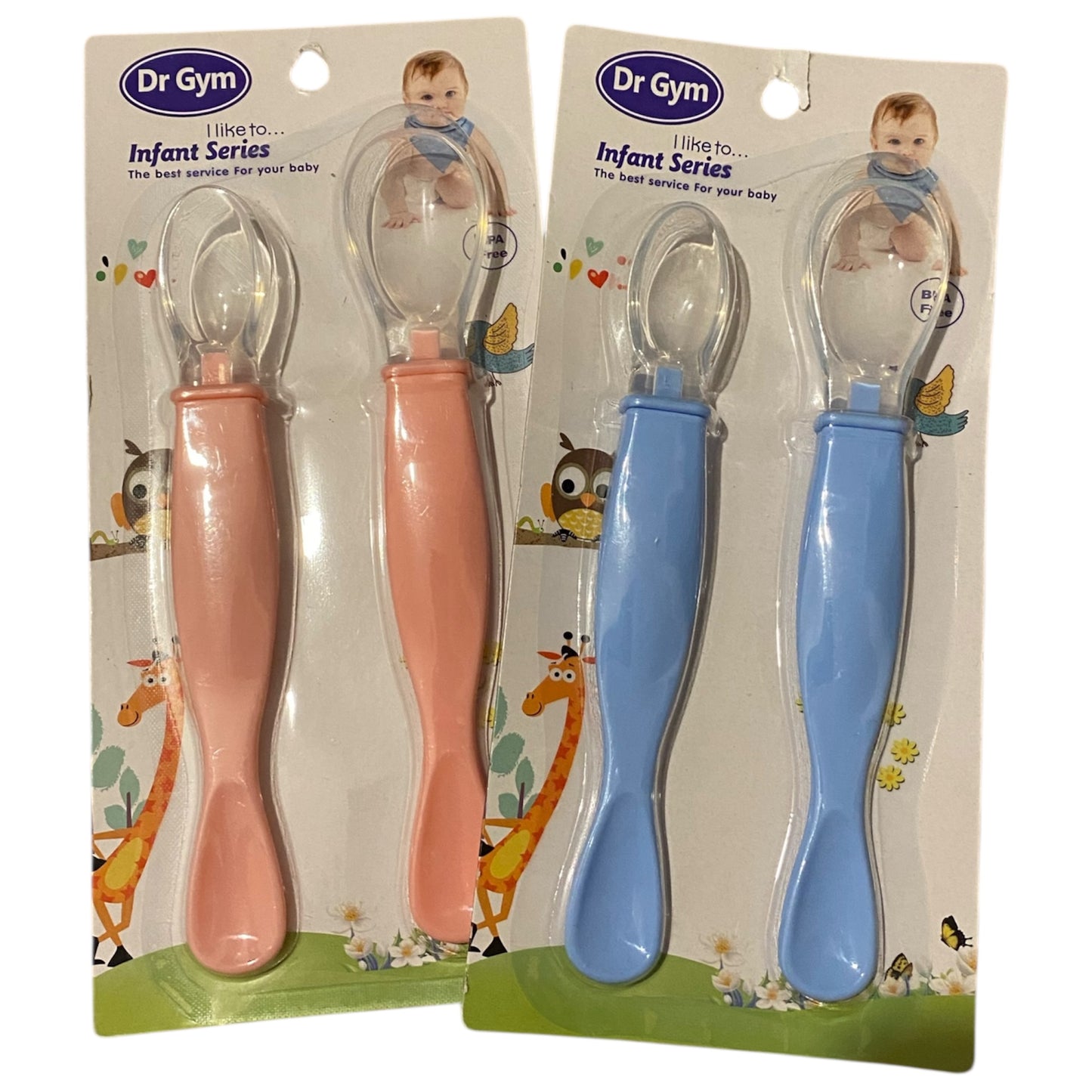 Pack 2 Cucharas De Silicona Suave Para Bebé