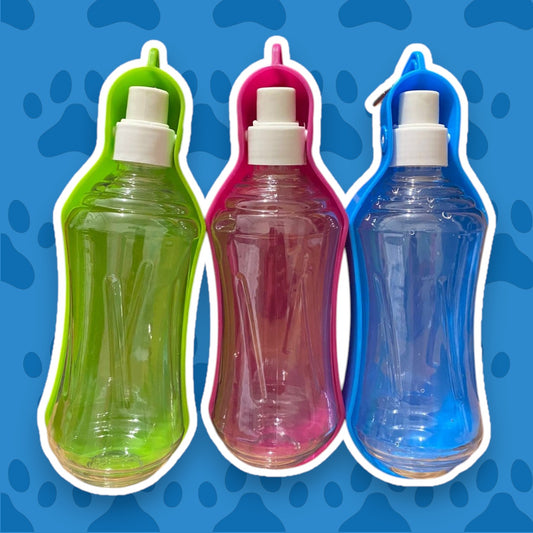 Botella De Agua Portátil Para Mascotas 500ml Paseo - Perros